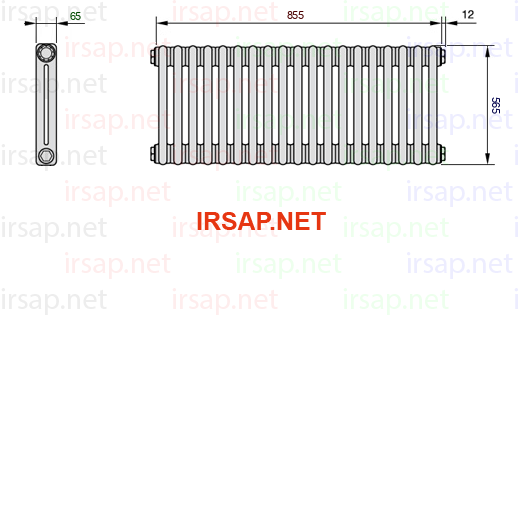 Радиатор IRSAP Tesi 20565/19 T12 CL 01